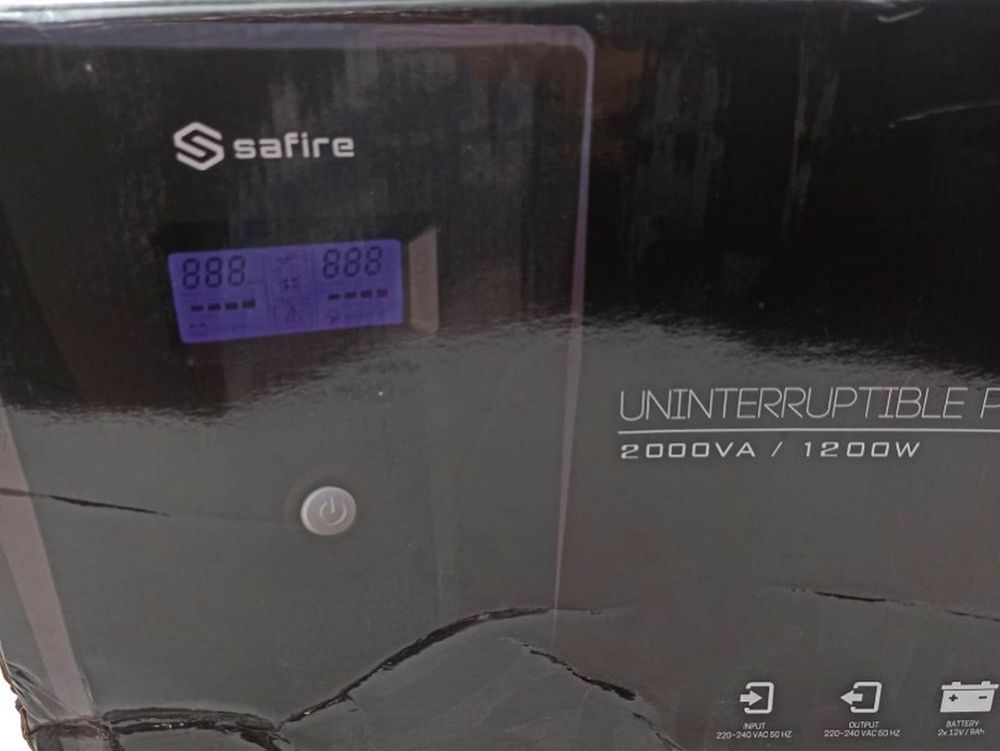 [RESIGILAT] UPS cu 2 baterii incluse, 2000VA / 1200W, 4 x Prize schuko cu protectie, Monitorizare de la distanta, UPS_2000VA-R1