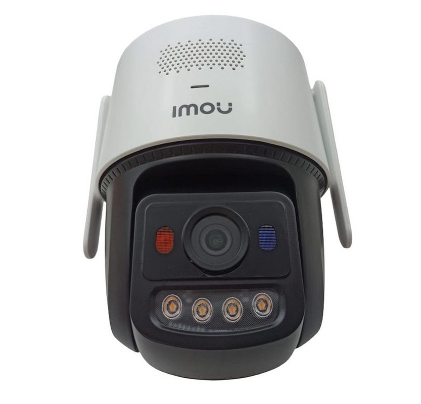 [RESIGILAT] Camera supraveghere Imou Titan Pro, 6 MP, Wi-Fi 6, rotire de pe mobil, alarma cu sirena si LED rosu-albastru, IR+LED 30m, PoE, IP66, detectie AI, IPC-U7LP-6V0NE-R1