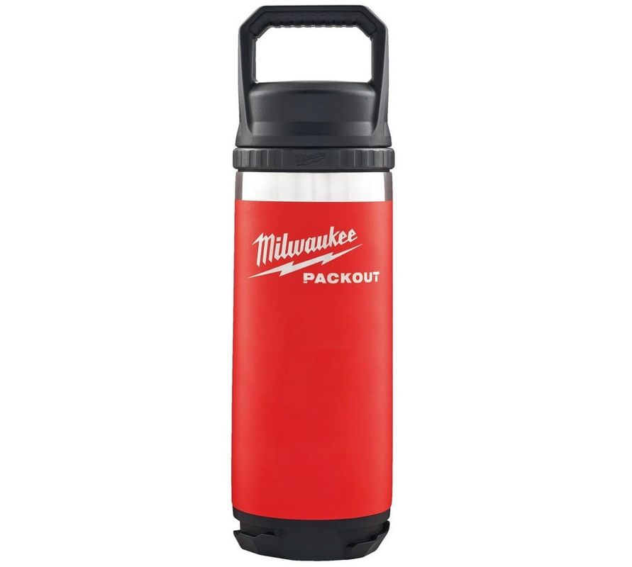 Termos rosu PACKOUT Milwaukee, 535ml, otel inoxidabil, 4932493991