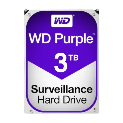 Hard Disk 3TB Western Digital Purple, 145 mb/s, 5400 RPM, cache 64, WD30PURX