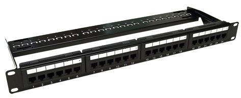 Patch Panel 24 porturi, RJ45,UTP cat6, 1U, ASY-PP-UTP6-24