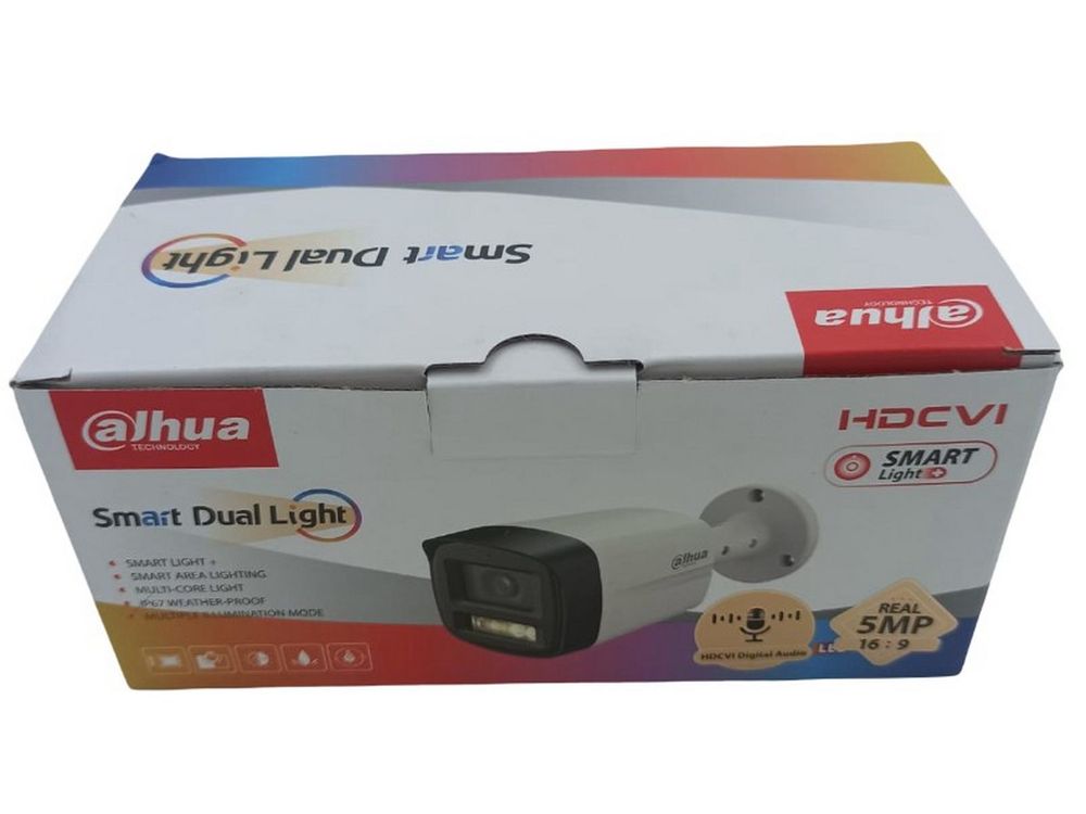 [RESIGILAT] Camera supraveghere HDCVI Dahua HAC-HFW1500TLM-IL-A-0280B-S3, 5MP, 2.8mm, Iluminare duala 40m, Microfon, IP67