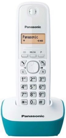 Telefon Panasonic DECT, Caller ID, Alb-Albastru, KX-TG1611FXC