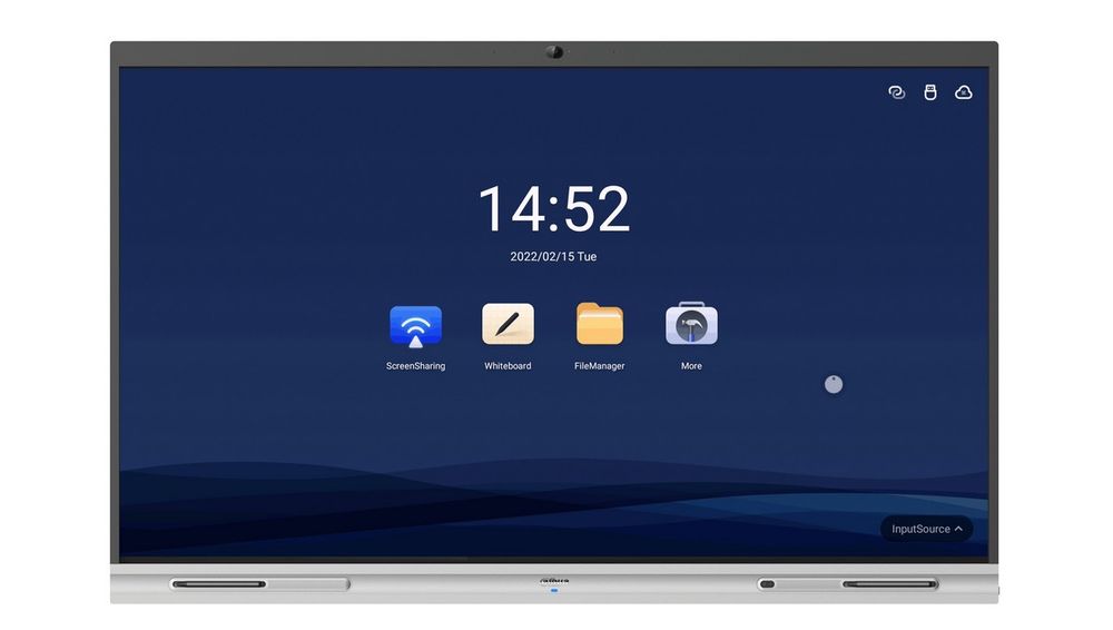Tabla interactiva cu touch screen Dahua LCH75-MC410-B Whiteboard, 75 inci 4K, camera 5MP incorporata