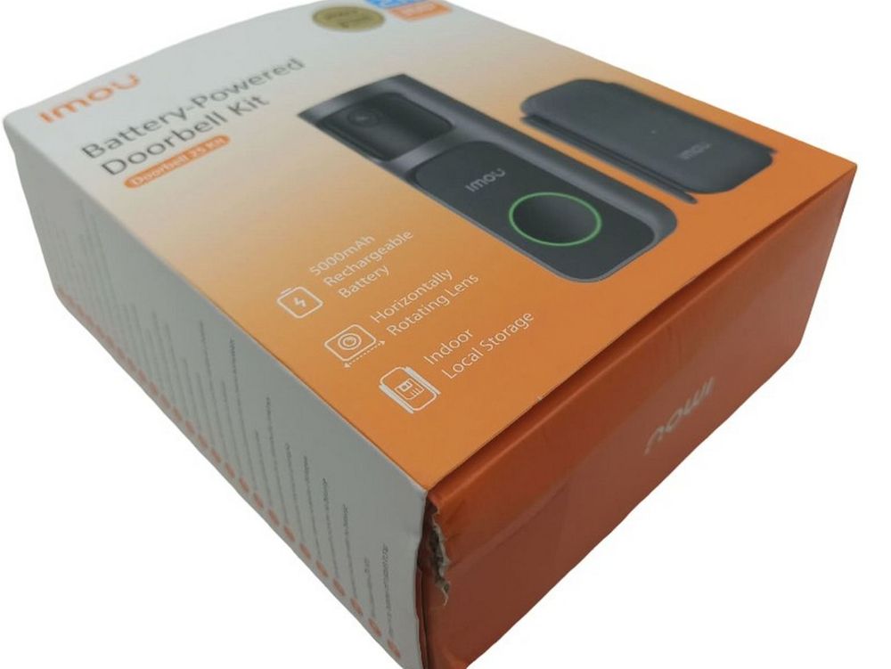 [RESIGILAT] Sonerie video wireless Imou Doorbell 2S Kit, Wi-Fi 2.4GHz, 3MP, Audio bidirectional, detectie AI, iluminare nocturna, baterie reincarcabila, slot microSD, DB-2SP-3T0W/DS3-R1