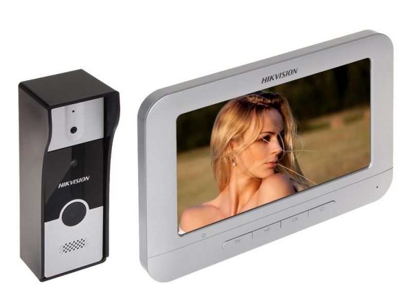 Set videointerfon Hikvision 4 Fire, DS-KIS202