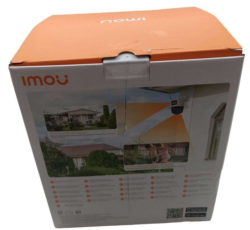 [RESIGILAT] Camera Wi-Fi exterior Imou Cruiser Dual 2, 10MP (5MP + 5MP), lentila 3.6mm, cu rotire de pe mobil, slot Micro SD, IR 30 m, IPC-S7XEP-10M0WED-R1