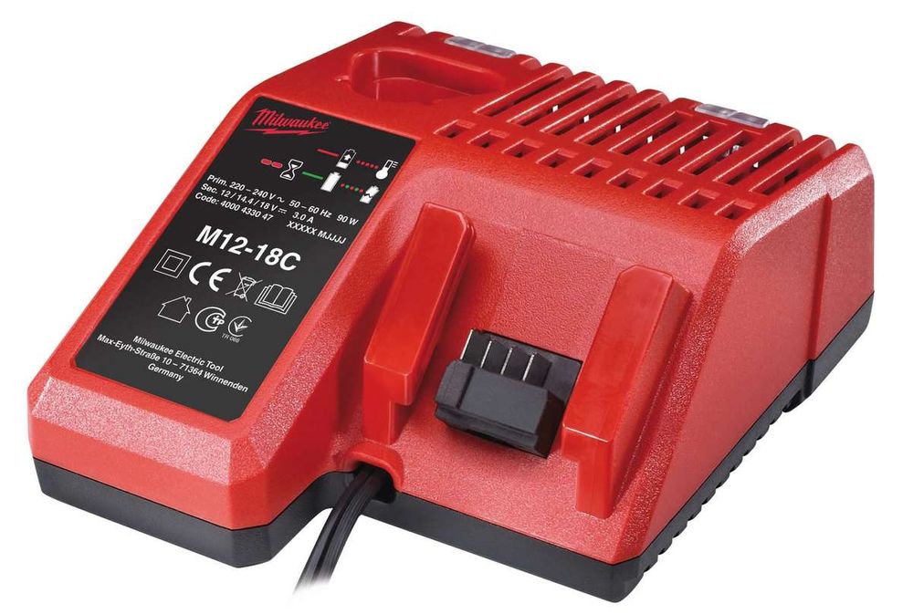 Incarcator M12-M18 C Milwaukee, sistem de reincarcare secventiala, 4932352959