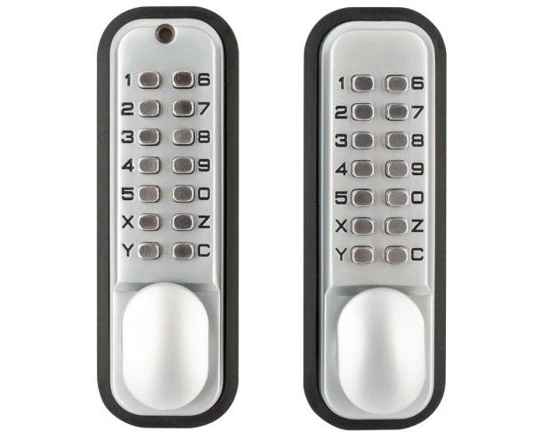 Yala cu cod mecanic si zavor orizontal, pentru usi cu deschidere spre interior/exterior, MM103SC