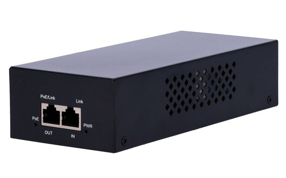 Injector PoE, 90W, distanta 100m, protectie supratensiune 4KV, INJ-POE-90W-V2