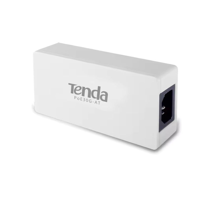 Injector PoE Gigabit Tenda TND-POE30G-AT, 30W, 2 porturi RJ45, transmisie 100m, 30W