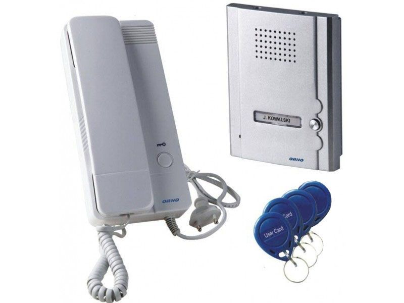 Interfon audio o familie cu control acces inclus