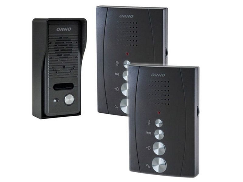 Interfon audio o familie cu doua posturi de interior Hands-free