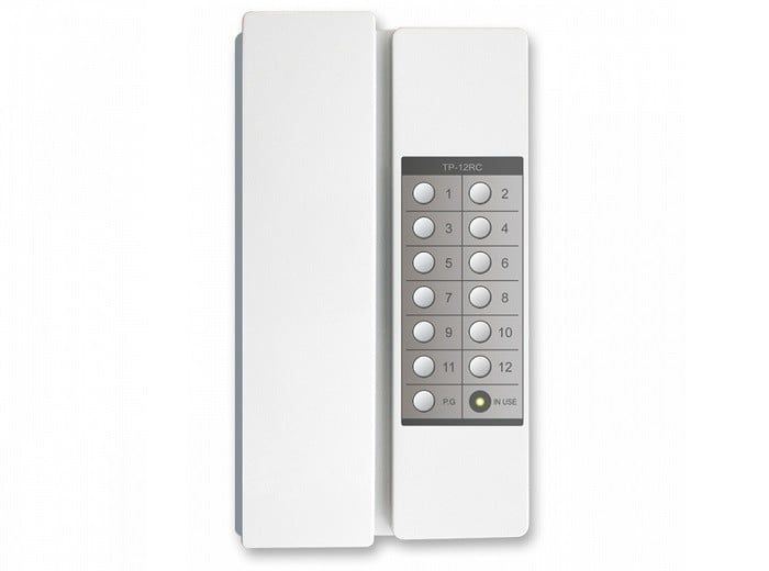 Interfon de birou COMMAX TP-12RC, maxim 12 posturi, conferinta-paging, comunicatie duplex, cablare 4 fire, 12 V DC