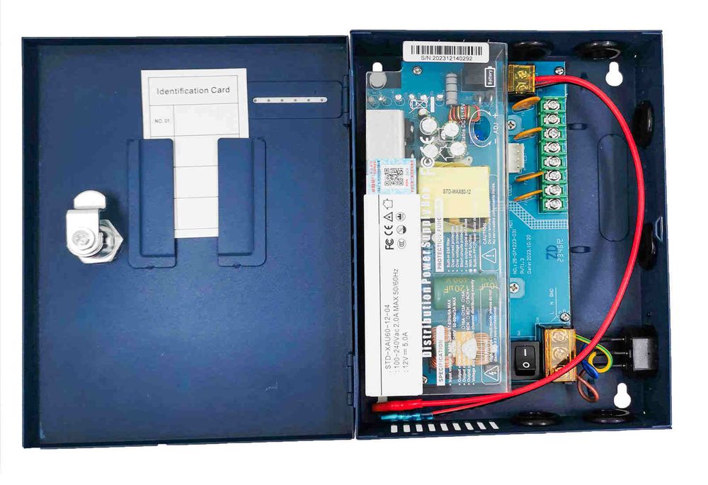 Sursa de alimentare 12 VDC 5A, 96-264VAC, backup, cutie solida din metal, cheie, Safer SAF-XZU60-12-4