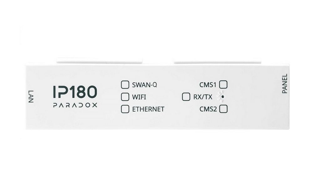Modul internet Paradox Ip180-N MQ, Wi-Fi 2.4GHz, Ethernet 10/100Mbps, tehnologie MQTT, aplicatia BlueEye