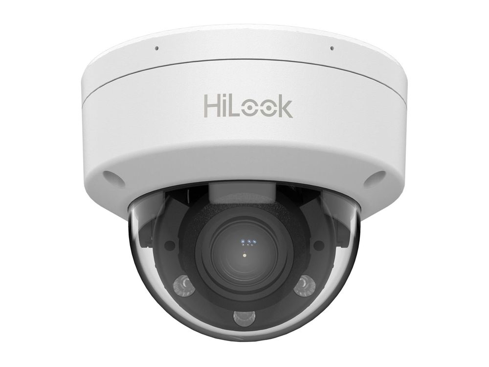 Camera supraveghere IP Hikvision HiLook IPC-D640HA-LZU, 4MP, varifocala 2.8-12mm, iluminare duala, microfon, slot micro SD, PoE, IP67, IK08