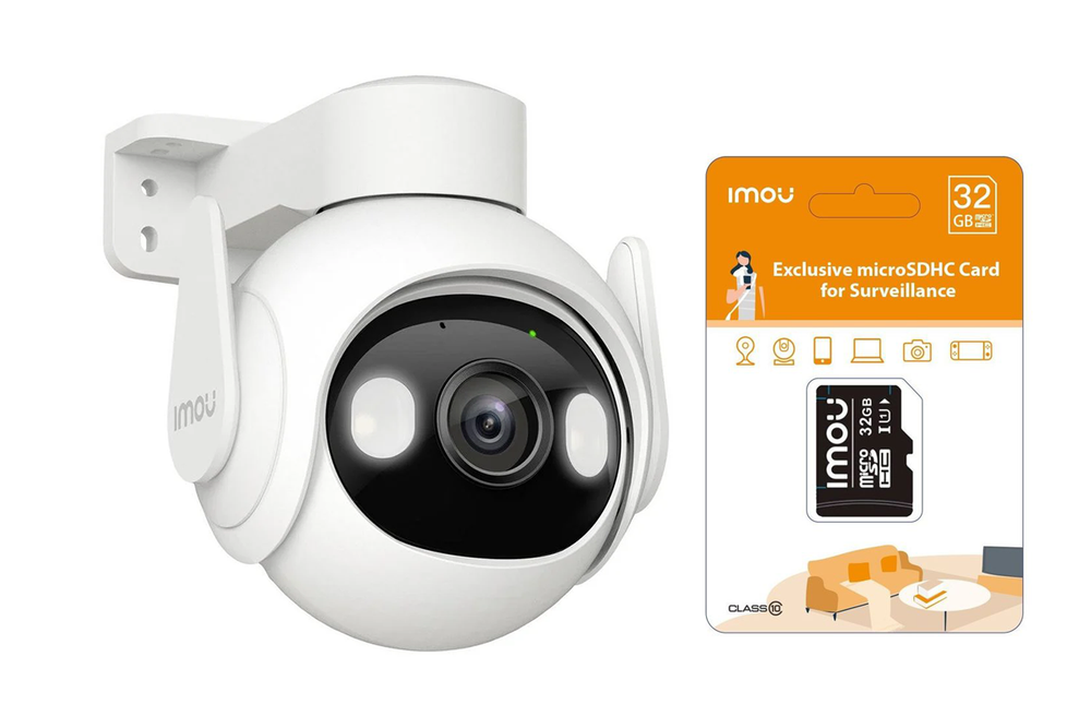Kit de supraveghere IP Wireless Camera IMOU Cruiser 2 si Card MicroSD 32GB, Imou IPC-GS7EP-5M0WE+32GB