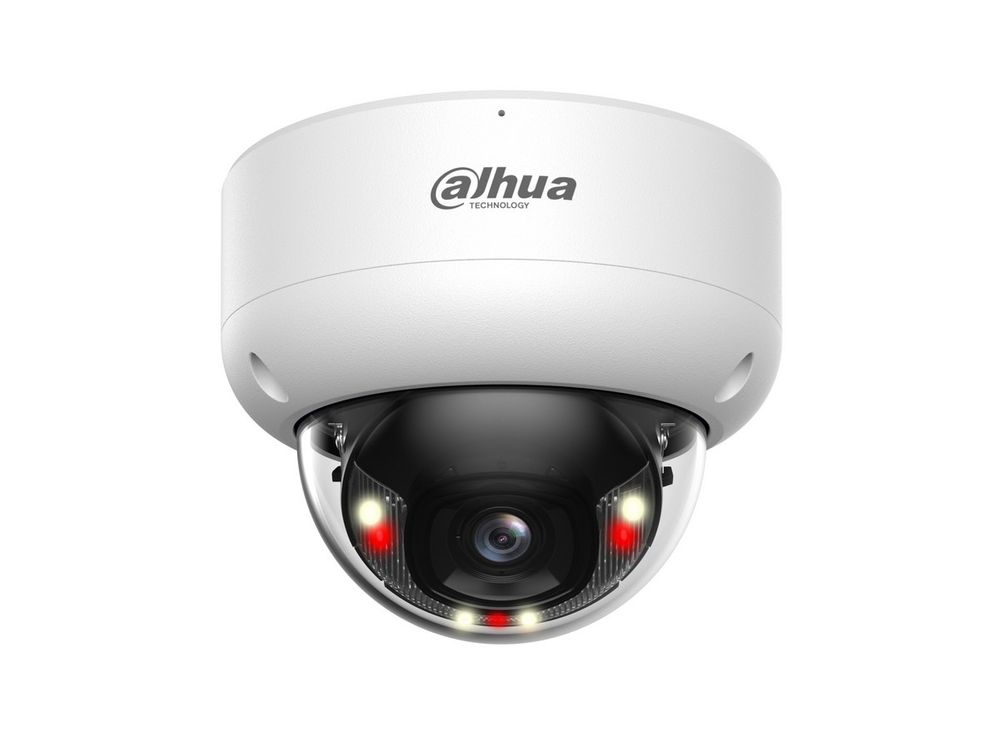 Camera supraveghere IP Dahua IPC-HDBW3849E-AS-IL-0280B WizSense, 8MP, 2.8mm, iluminare duala, alarma, microfon, slot microSD, PoE, IP67, IK10