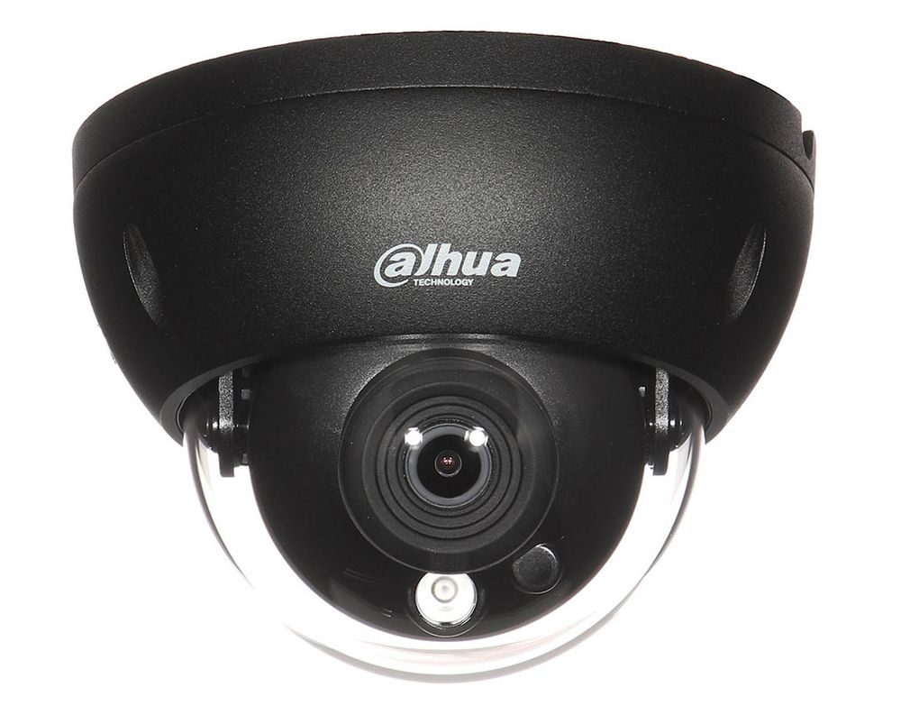 Camera IP Dome WizMind, 2MP, lentila 2.8mm, IR 30m, Neagra, Dahua IPC-HDBW5241R-ASE-0280B-BLACK