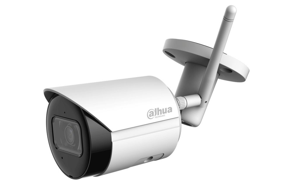 Camera de exterior IP WiFi, 4MP 2K, IR 30m, lentila 2.8 mm, Microfon, MicroSD, Dahua IPC-HFW1430DS-SAW-0280B-RX [RESIGILAT]