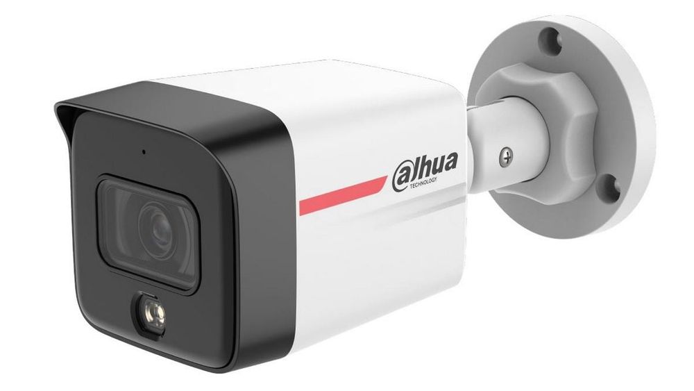 Camera supraveghere Dahua IPC-HFW1439TC1-A-LED-0280B-PRO, 4MP, WizColor, 2.8mm, iluminare 30m, microfon, PoE, IP67