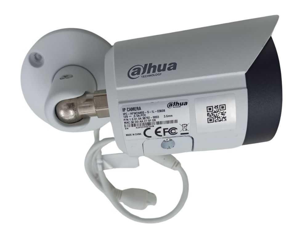 [RESIGILAT] Camera IP, WizSense, 4MP, lentila 3.6mm, Iluminare duala LED + IR 30m, slot microSD, PoE, IP67, Dahua, IPC-HFW2449S-S-IL-0360B-R1