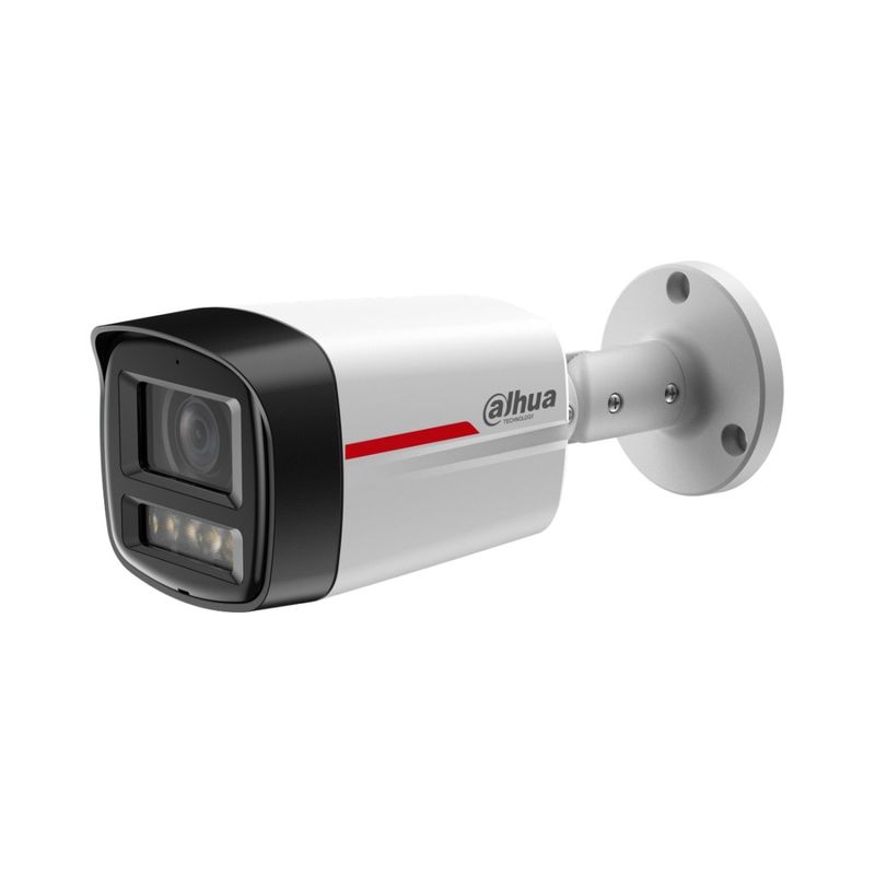 Camera supraveghere bullet 4MP, lentila 2.8mm, Full-Color LED 40m, SMD Plus IVS, microfon integrat, stocare microSD 256GB, PoE, IP67, IPC-UFW3459TL-S-LED-PRO