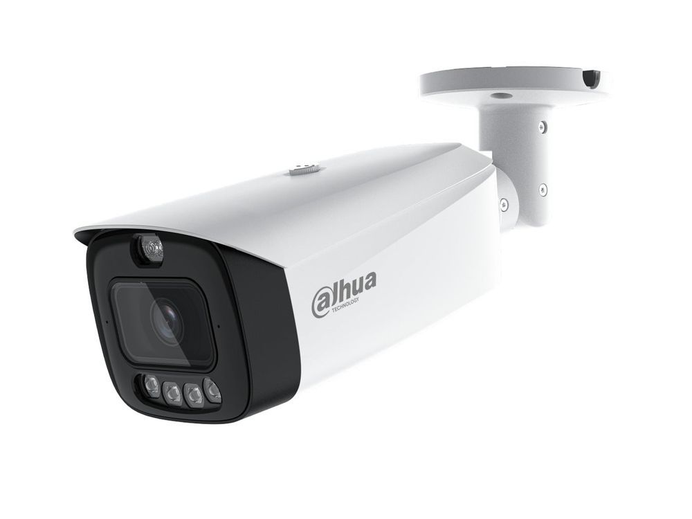 Camera supraveghere bullet 4MP, lentila 2.8 mm, WizColor Dual Light 50m, AI IVS SMD 4.0, audio bidirectional, alarma, stocare microSD 512GB, PoE+, IP67, IPC-HFW3449T1-AS-PV-PRO