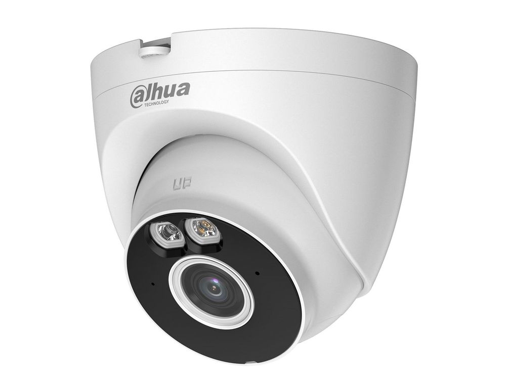 Camera supraveghere Wi-Fi 6 Dahua IPC-T5A-IL-0280B, 5MP, iluminare duala 30m, detectie AI, microfon, Bluetooth, slot microSD, IP67, de exterior