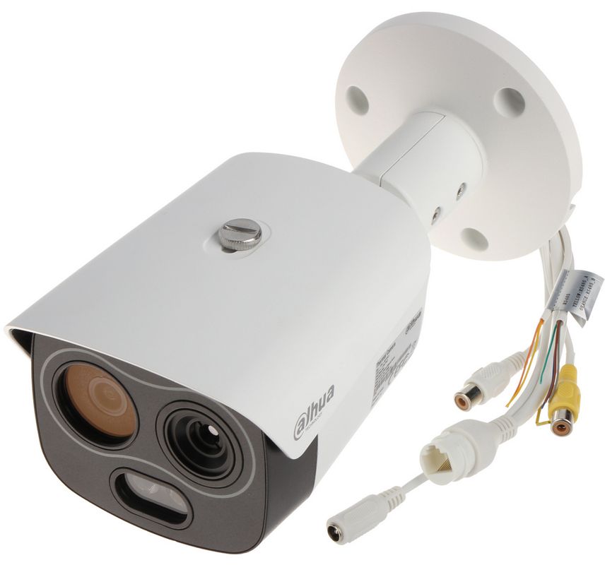 Camera termica IP Dahua WizSense, 4MP, lentila 4mm, IR 30m, PoE, slot card, TPC-BF1241-D3F4