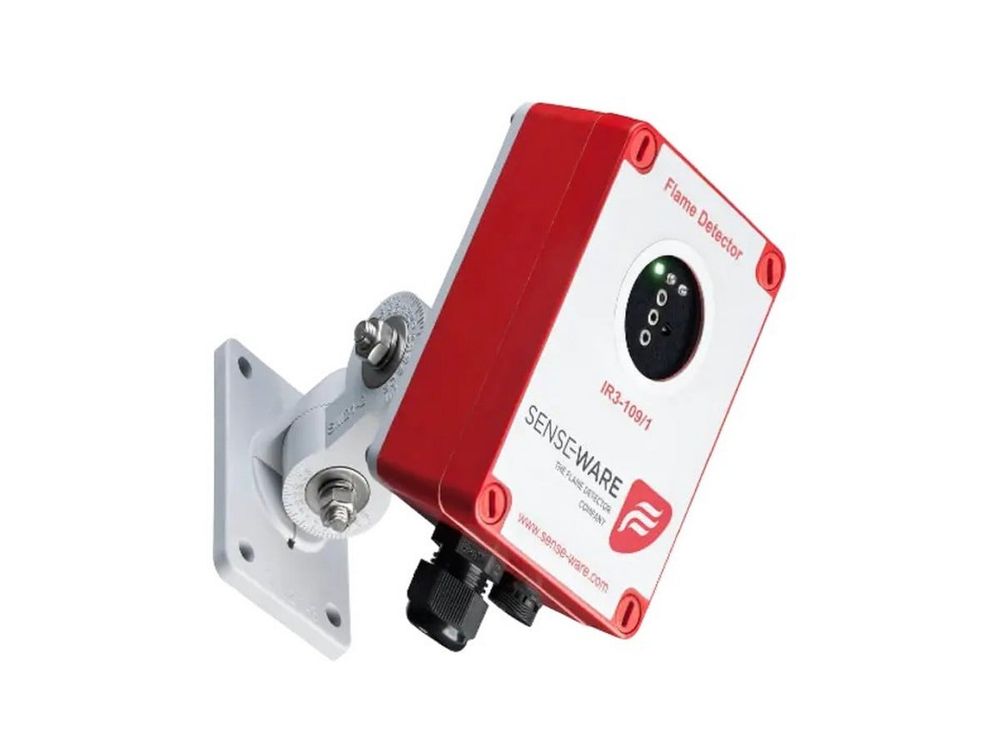 Detector flacara Inim IR3-109/1CZ, pentru detectie incendiu, senzor triplu IR, certificat EN54-10 si ATEX, PI65