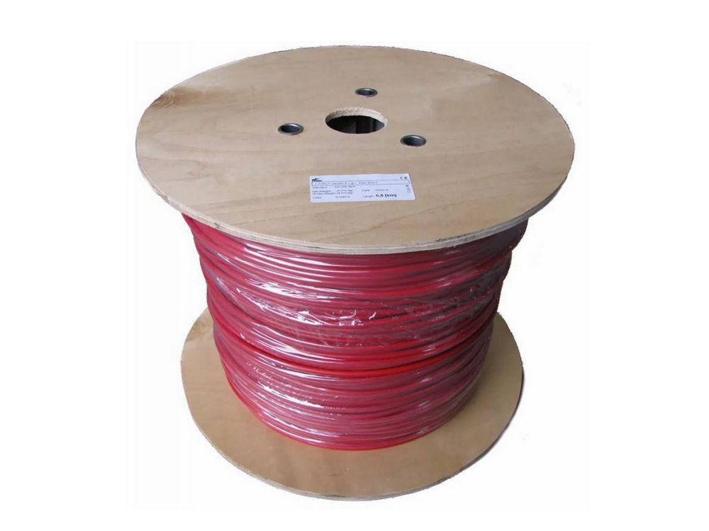 Cablu antiincendiu, ecranat, 2x 2x 0.8mm, rola 500m, PVC, Tele Fonika J-Y(St)Y 2x2x0.8mm