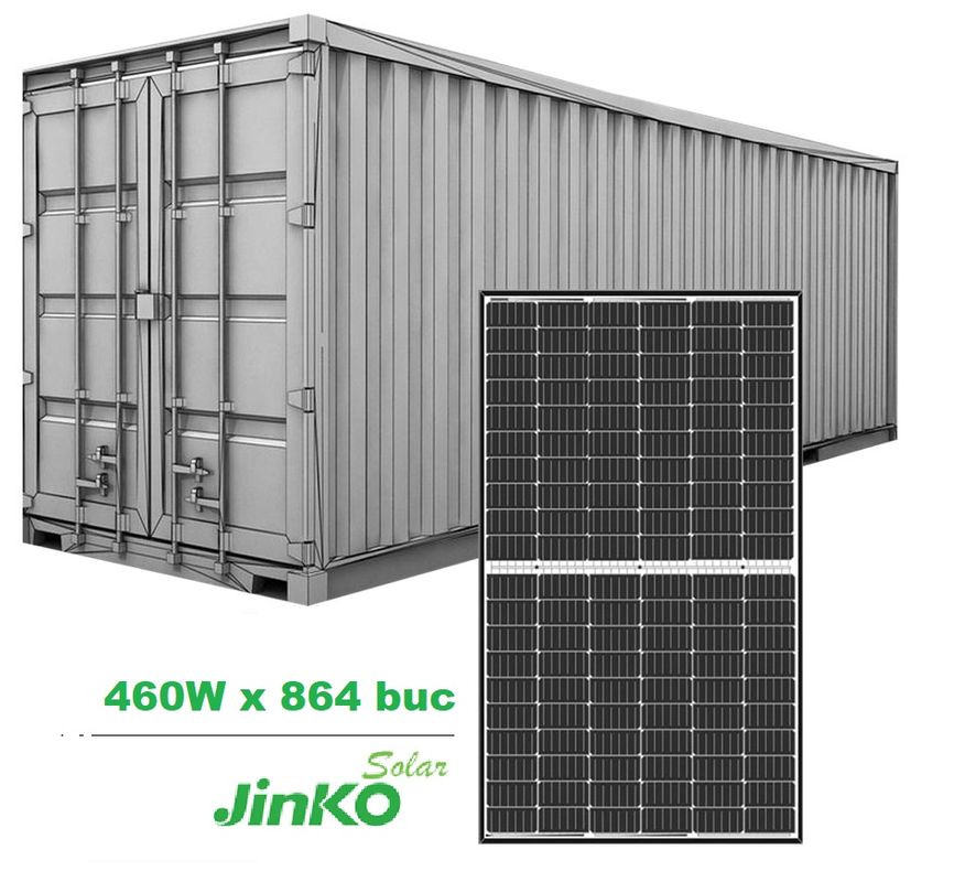 Container panouri fotovoltaice Jinko Solar Black Frame 460W JKM460M-60HL4-V BF (eficienta 21.3%)