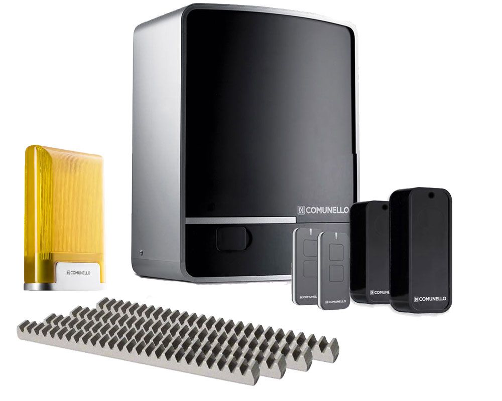 Kit automatizare Comunello Fort 700 230v cu accesorii si 4 metri cremaliera metalica