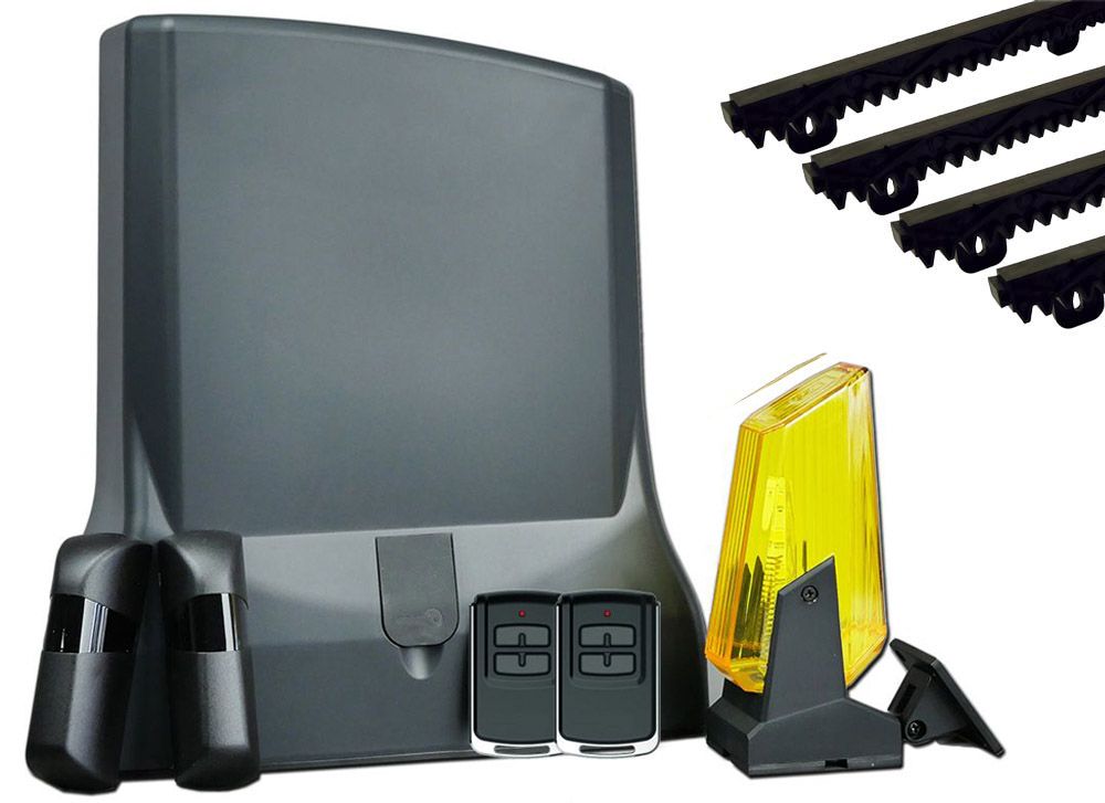 Kit automatizare poarta culisanta 600KG Linomatik cu cremaliera 4 metri, KIT230/600-C	