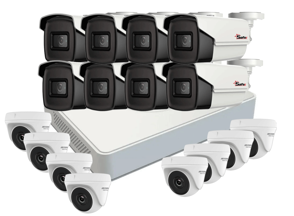 Kit de supraveghere video, mixt, 16 camere interior si exterior, rezolutie Full HD, SAF16XFHDMIXT5MP
