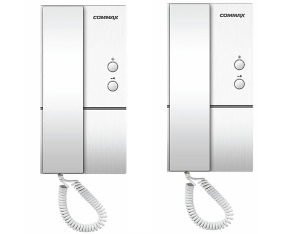 Set doua posturi de interior interfon audio, 2 familii, montaj aparent, alb, Commax DP-SBA