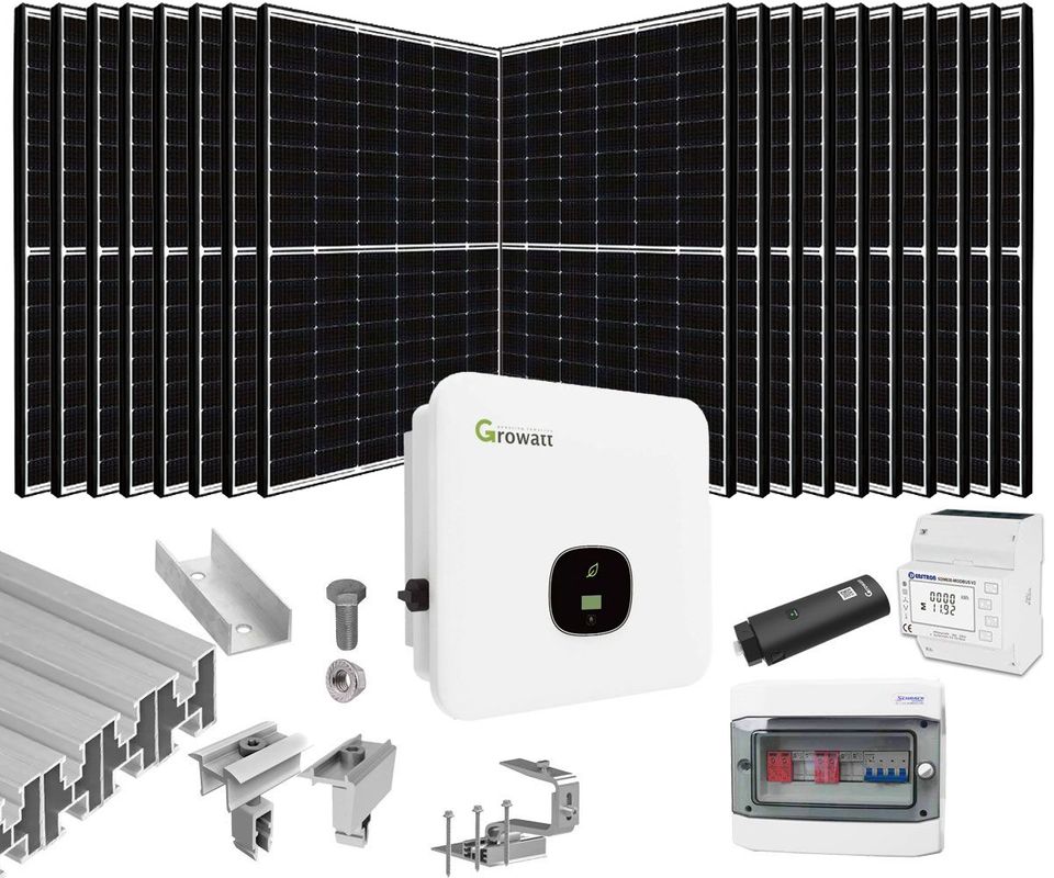 Sistem de alimentare cu energie solara, 8KW, Trifazat, On-Grid, KIT8KW-3FAZE-GR-455
