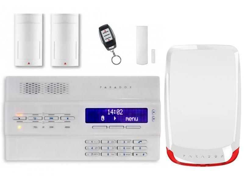 Kit sistem de alarma wireless Paradox 3 zone cu sirena exterior KITMAGELLAN3EXT