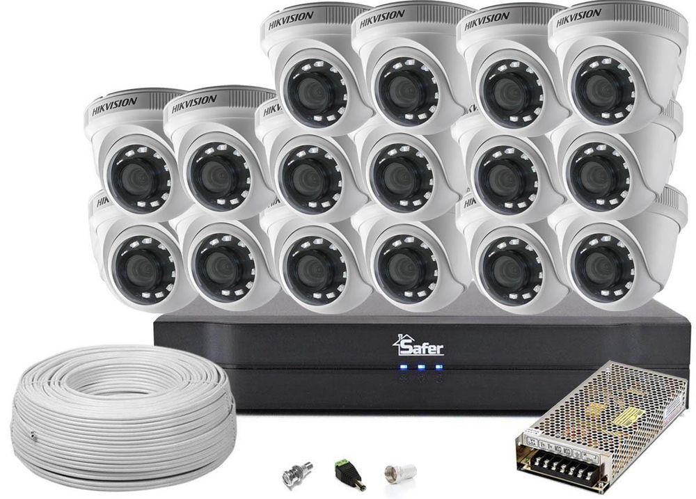 Kit sistem de supraveghere 16 camere interior FULL HD