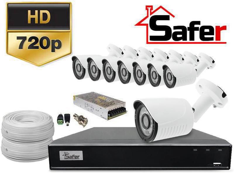 Kit supraveghere video 8 camere de exterior