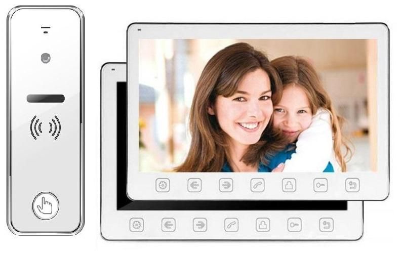 Kit videointerfon cu control acces, 2 posturi interior 9 inch, SAFER, 2xM2509ADT+D23CCM