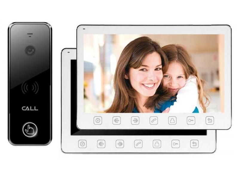Kit videointerfon cu control acces, 2 posturi interior 9 inch, EALINK