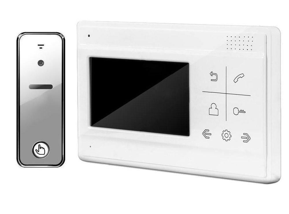 Kit videointerfon SAFER 4,3" cu intercomunicatie