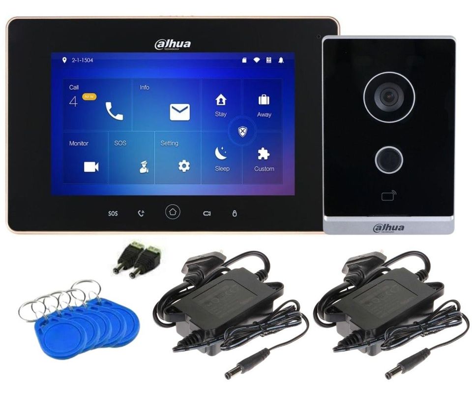 Kit videointerfon wireless IP, Dahua, KITIP-WIFIDAHUA