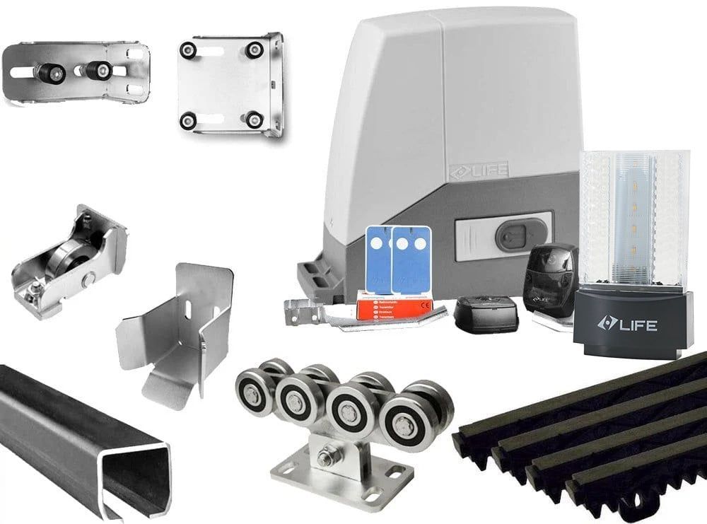 Kit automatizare poarta autoportanta in consola complet pentru 500 KG, Life KITPOARTA500