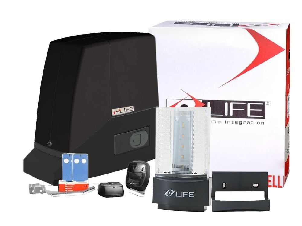 Kit automatizare Porti Culisante pana la 2T, 2000 KG Life Acer2000, Motor 230V, 2000N, 450W