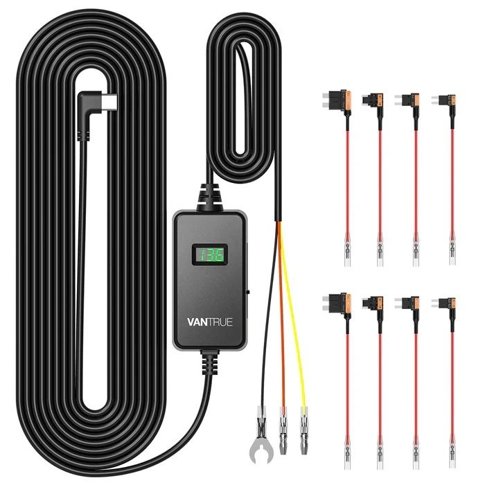 Kit hardwire VP05 Vantrue, conector USB type C, indicatori LED, protectie tensiune