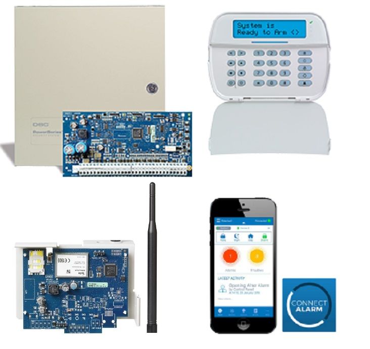 Kit sistem de alarma NEO 2016 cu comunicator pt telefon mobil